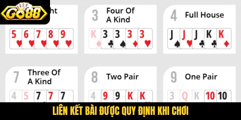 Liên kết bài được quy định khi chơi